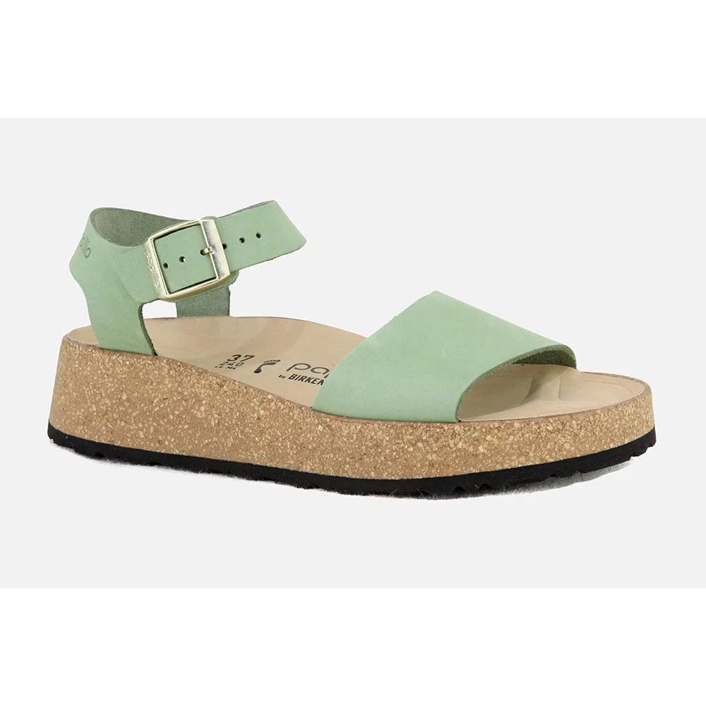 NEW Papillio Birkenstock Glenda Sandal in Green Tea NIB Boho-Chic, Coastal